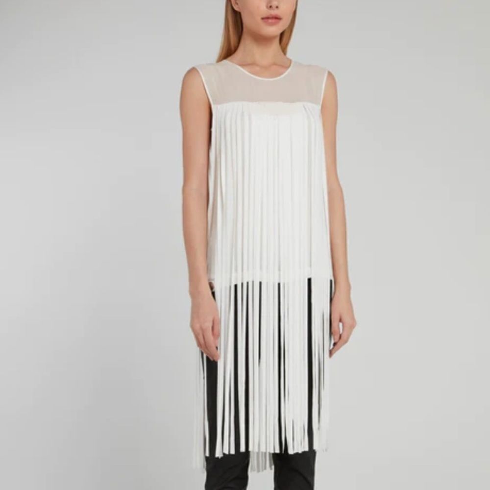 Long Fringe Mesh Panel (L)